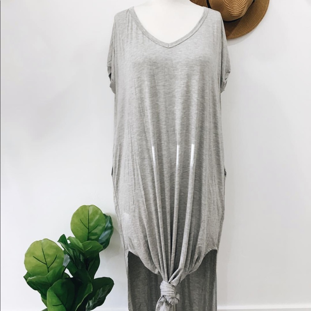 Grey maxi dress